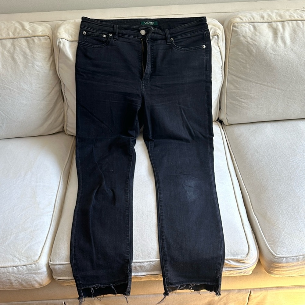 Ralph Lauren Black Straight Jeans- Size 8